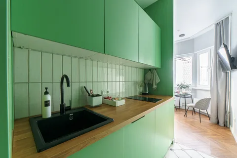 Green apartment city view, фотография 2